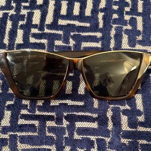 Saint Laurent Tortoise Shell Sunglasses